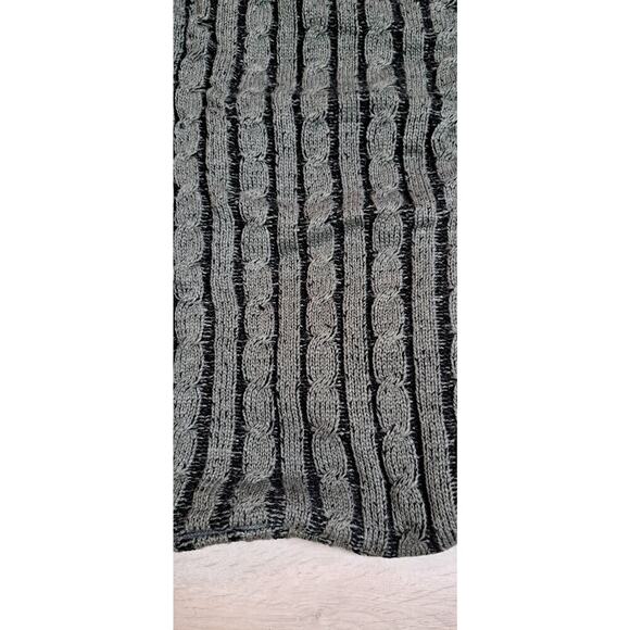 Woolrich Cable Knit Euro Sham 26x26 Throw Pillow Cover Masculine Sage Rustric - Picture 7 of 7